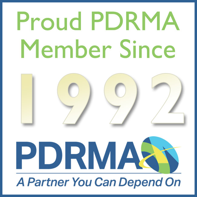 Proud PDRMA member since 1992. PDRMA, a partner you can depend on.
